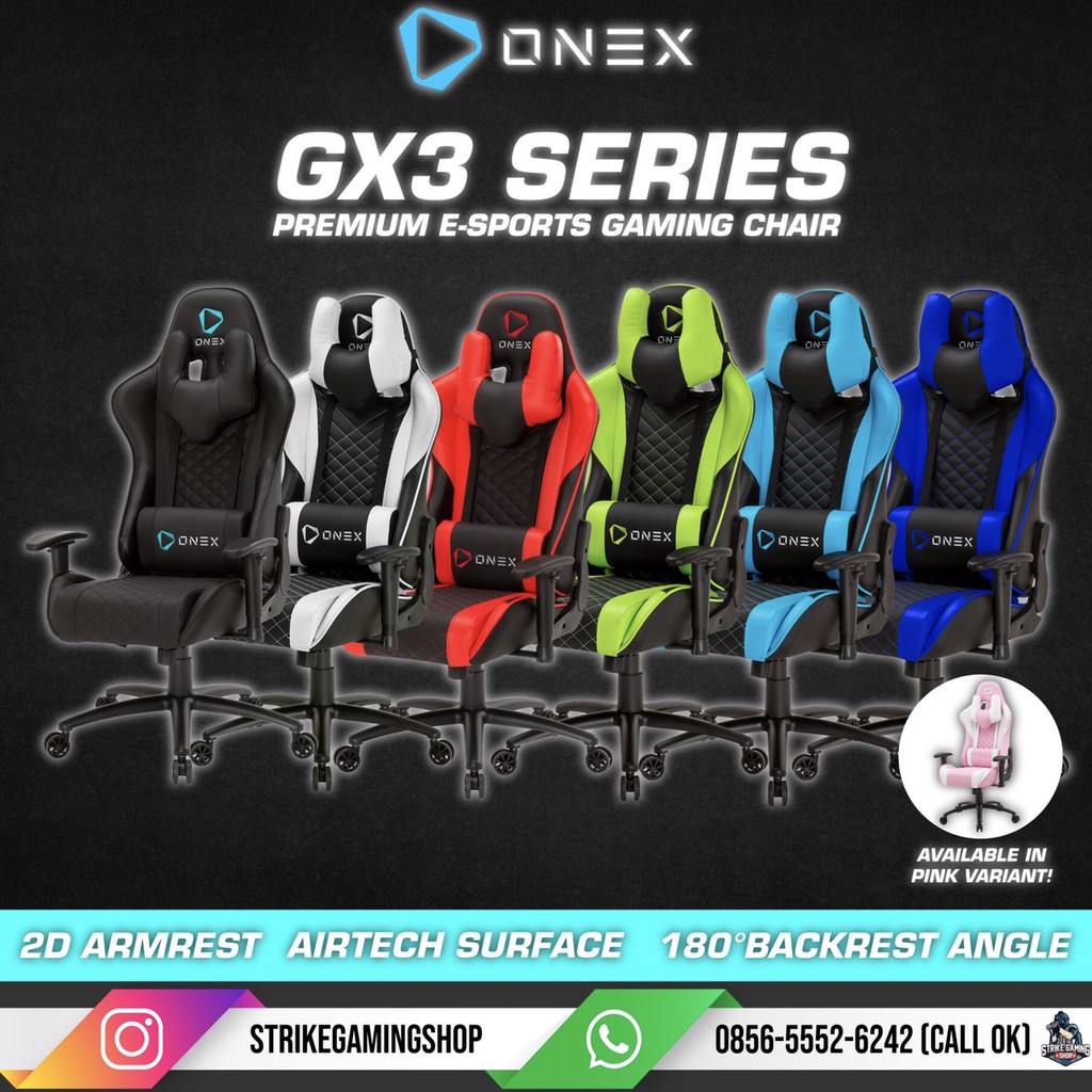 Jual Onex Gx Series Premium E Sports Gaming Chair Shopee Indonesia