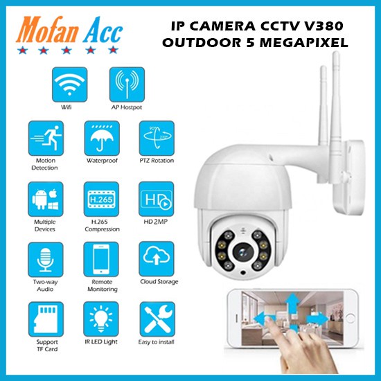 Jual Ip Camera Cctv Outdoor V Putar Kamera Wireless Mp Full Hd