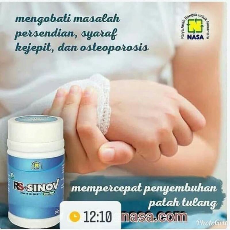 Jual Rs Sinov Obat Oli Sendi Osteoporosis Nyeri Sendi Patah Tulang