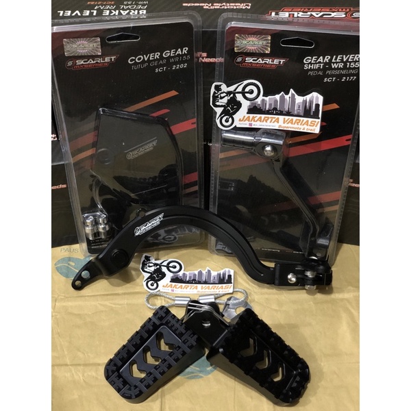 Jual Pedal Rem Set Operan Gigi Plus Cover Gear Dan Foosteap Depan Wr