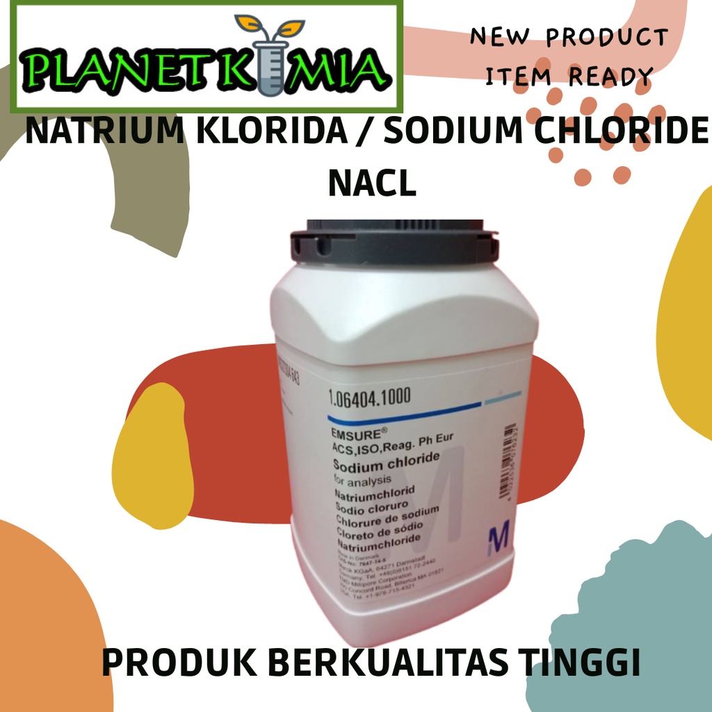 Jual Sodium Chloride Natrium Klorida Pro Analisa Merck 50 Dan 100