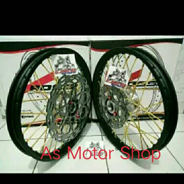 Jual Sepaket Velg Set Merek Rossi Ukuran 140 160 Ring 17 Tromol Set