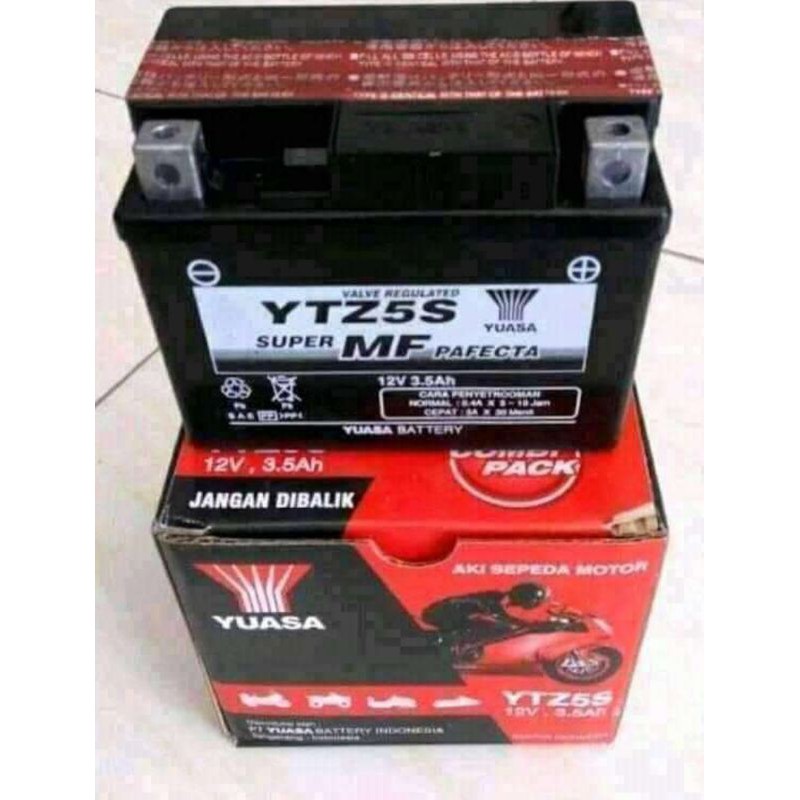 Jual Aki Motor Yuasa Ytz S V Ah Vario Beat Scoopy Shopee Indonesia