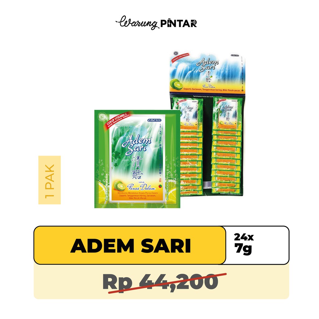 Jual Adem Sari Sachet Gr Pak Sachet Shopee Indonesia