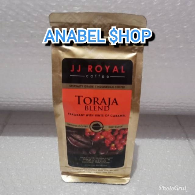 Jual Jj Royal Toraja Blend Ground Coffee Kopi Bubuk Shopee Indonesia