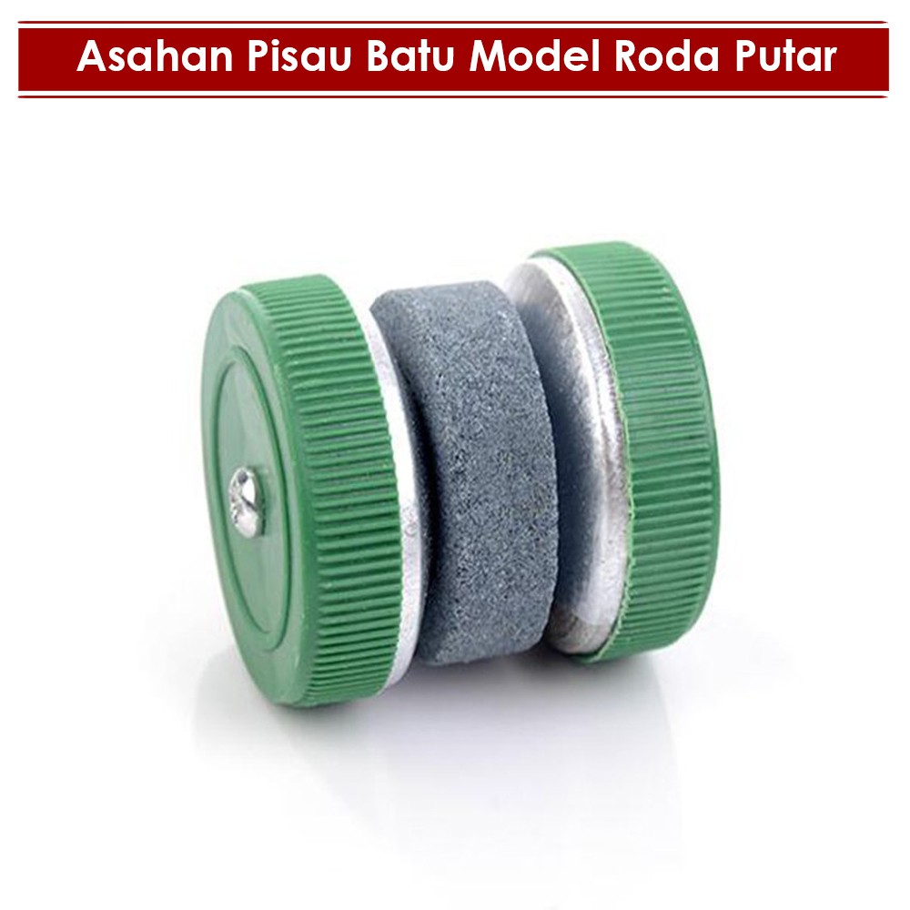 Jual Asahan Pisau Batu Model Roda Putar Alat Pengasah Asah Pisau Glx