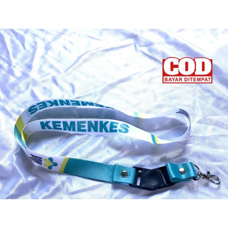 Jual Tali Id Card Kemenkes Tali Lanyard Printing Kementerian