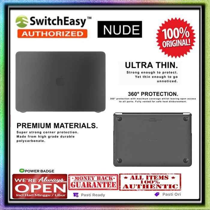 Jual SWITCHEASY NUDE MacBook Pro Inch Touch Bar Case Smoke Shopee Indonesia