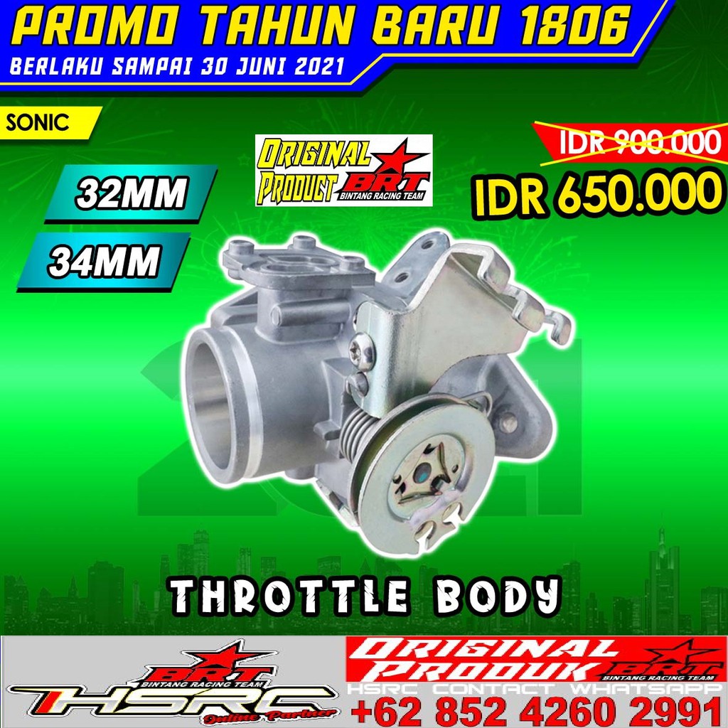 Jual Throttle Body Racing Brt Sonic Cbr R Supra Gtr Tb Sonic