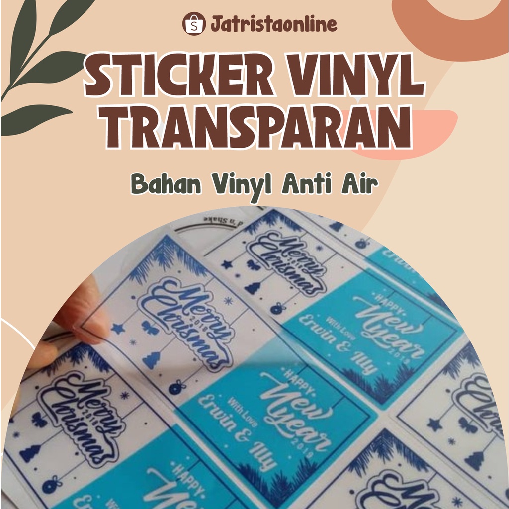 Jual CETAK STICKER VINYL ANTI AIR CUTTING GRAFTAC PROSES CEPAT STICKER