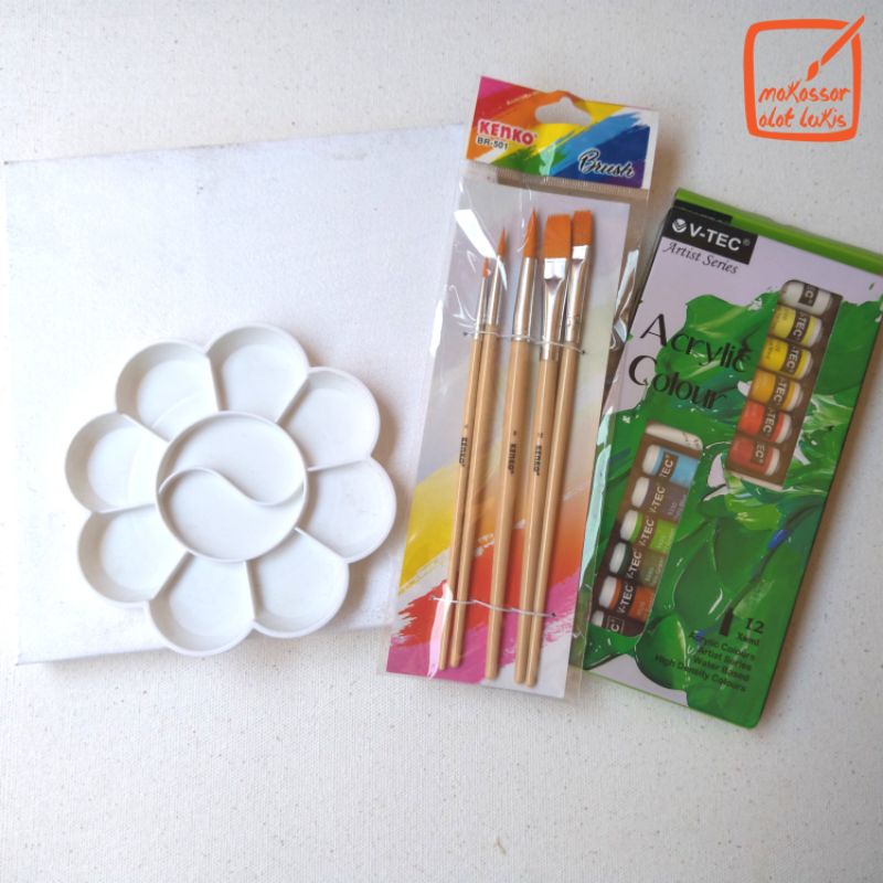 Jual Paket Melukis Cat Acrylic Shopee Indonesia