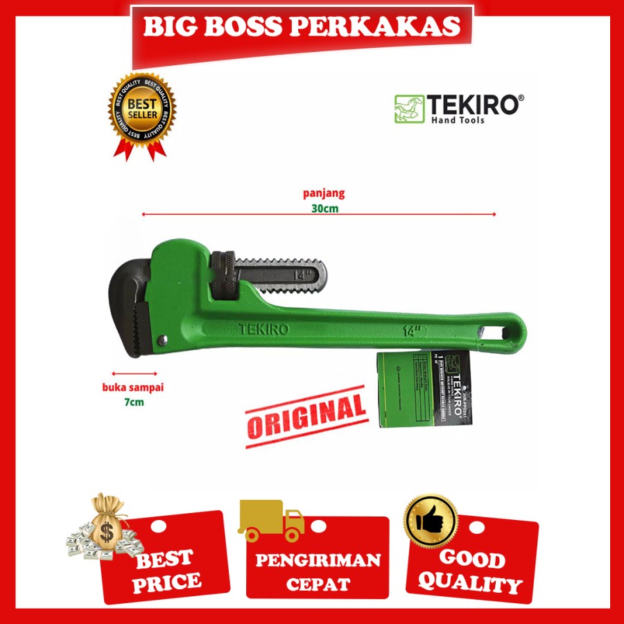 Jual Tekiro Kunci Pipa 14 Kunci Pipa Tekiro 14 Inch Pipe Wrench Tekiro