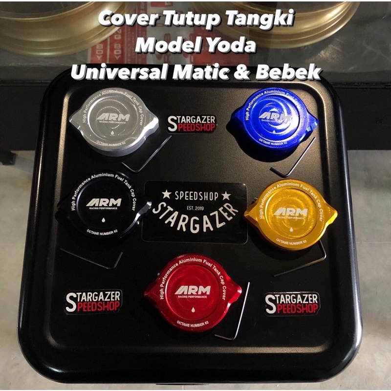 Jual Cap Fuel Tank Cover Tangki Variasi Arm Yoda Arumi Universal Matic