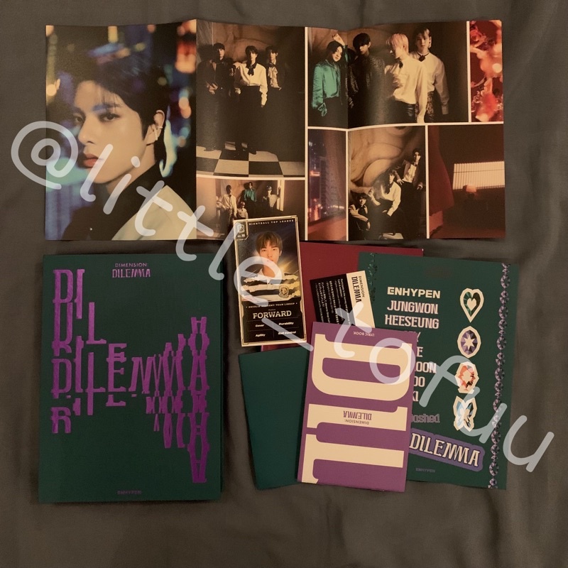 Jual Unsealed Album Ready Official Enhypen Dimension Dilemma Album