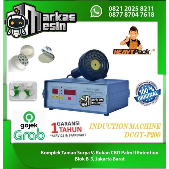 Jual Induction Sealer Machine Mesin Segel Induksi DCGY F200 HEAVYPACK