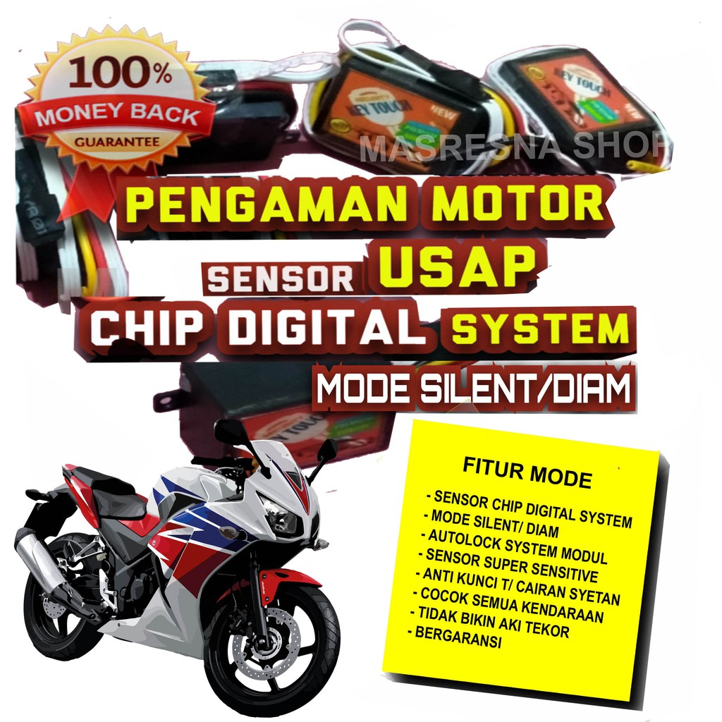 Jual Pengaman Motor Sensor Sentuh Atou Usap Chip Digital System