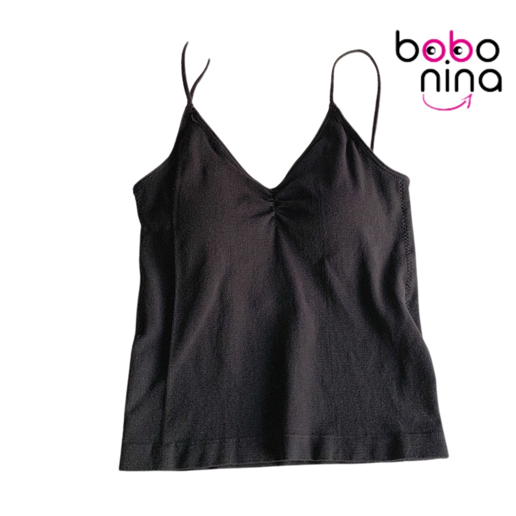 Jual Ninabobo Br Tank Top Bra Basic Wanita Panjang Square Tali