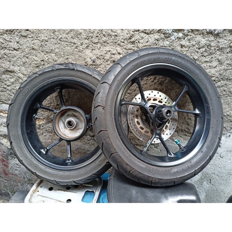 Jual Velg Depan Belakang Yamaha Lexi Pnp Aerox Original Shopee Indonesia