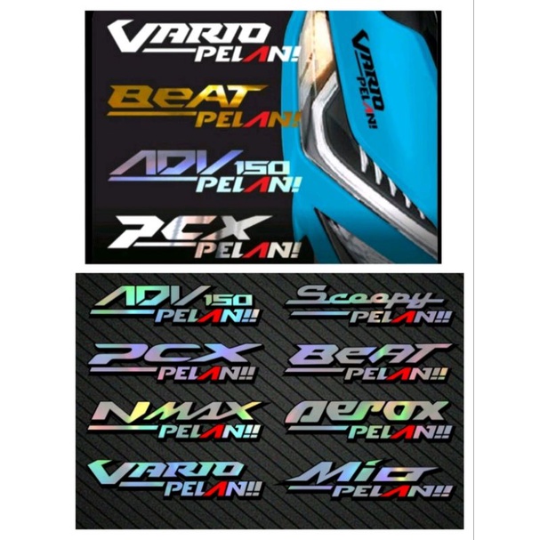 Jual STICKER VARIO PELAN BEAT PELAN PCX PELAN ADV PELAN NMAX PELAN MIO