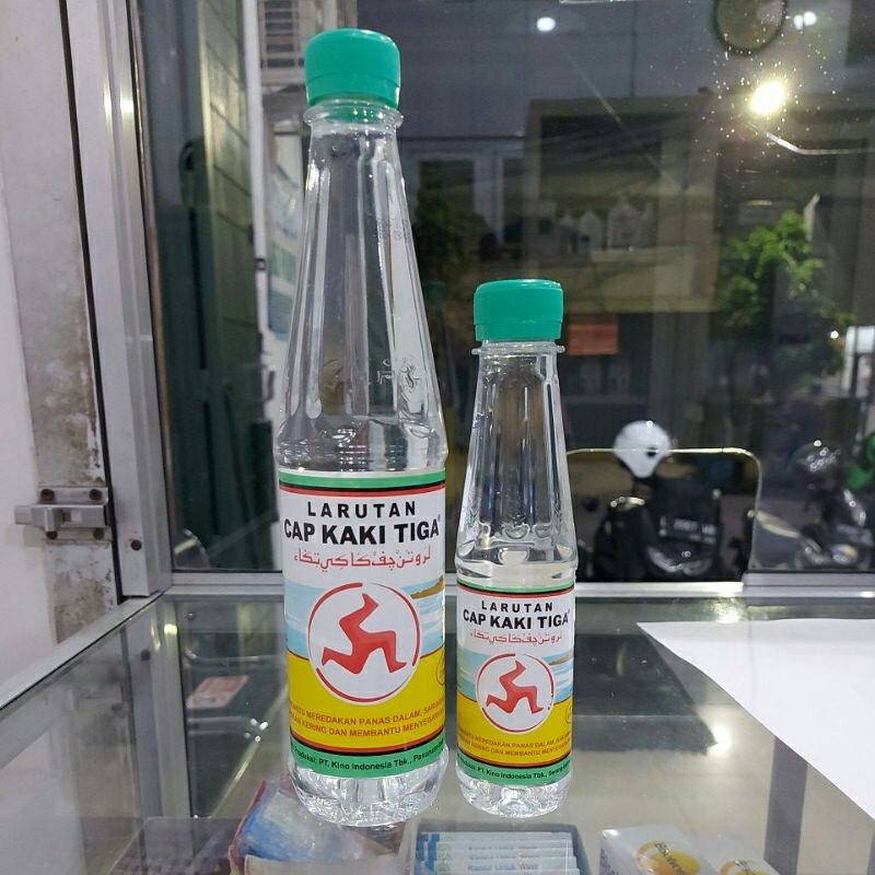 Jual Larutan Cap Kaki Tiga Kemasan 200 Ml 500 Ml Meredakan Panas Dalam