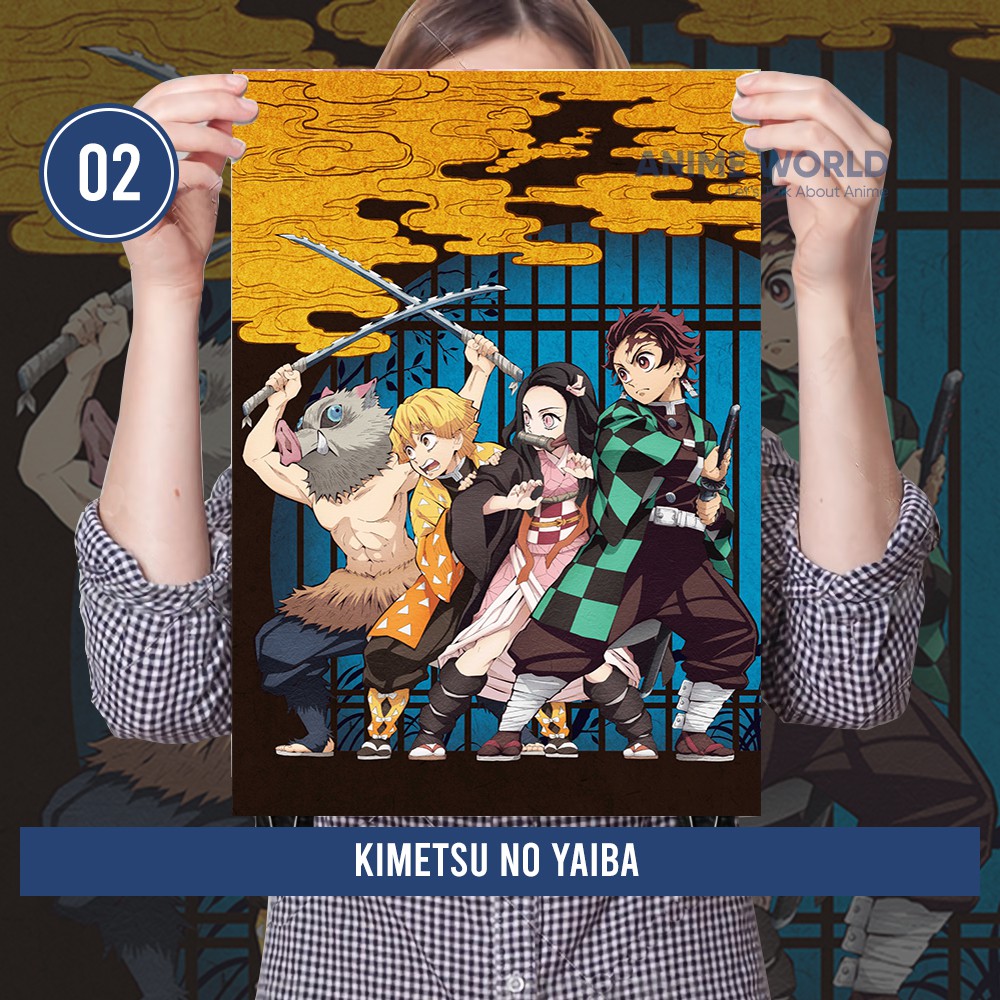 Jual Poster Anime Kimetsu No Yaiba Lengkap Size A Hiasan Dinding