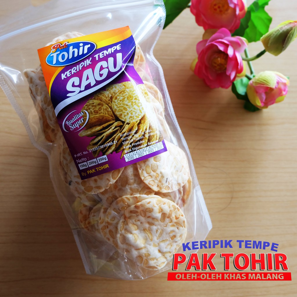 Jual Makanan Ringan Khas Malang Keripik Tempe Sagu Pak Tohir Gr