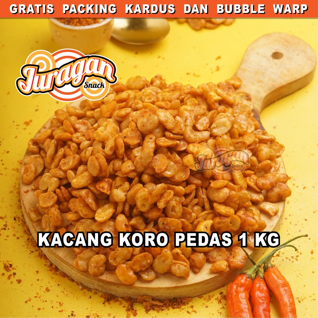 Jual Kacang Koro Pedas Kg Snack Kiloan Makanan Ringan Jajanan Cemilan