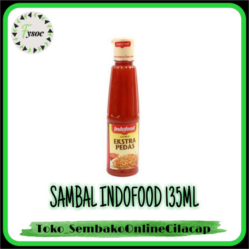 Jual SAMBAL INDOFOOD EXTRA PEDAS 135ML BOTOL Shopee Indonesia