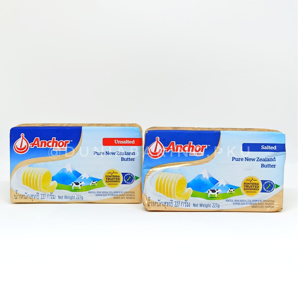 Jual Anchor Pats Salted Unsalted Butter Mentega Anchor Pats Gr