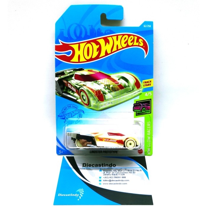 Jual Hotwheels Hot Wheels LINDSTER PROTOTYPE HW GLOW RACERS Shopee Indonesia