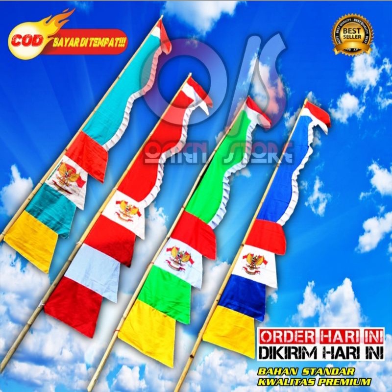 Jual Bendera Umbul Umbul Rempel Kuda Laut Shopee Indonesia