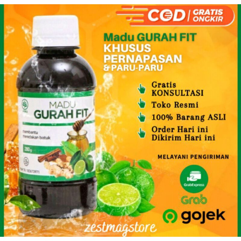 Jual Madu Gurah Fit Asli Original Madu Gurahfit Obat Batuk Radang