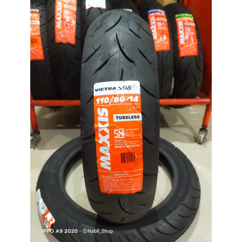 Jual Maxxis Tubeless Tl Victra S St Ban Motor Matic