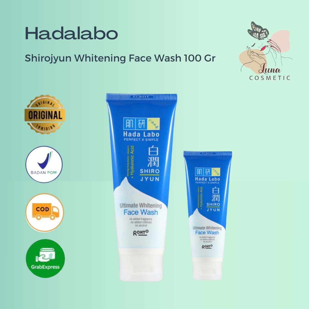 Jual Hada Labo Shirojyun Ultimate Whitening Face Wash G G