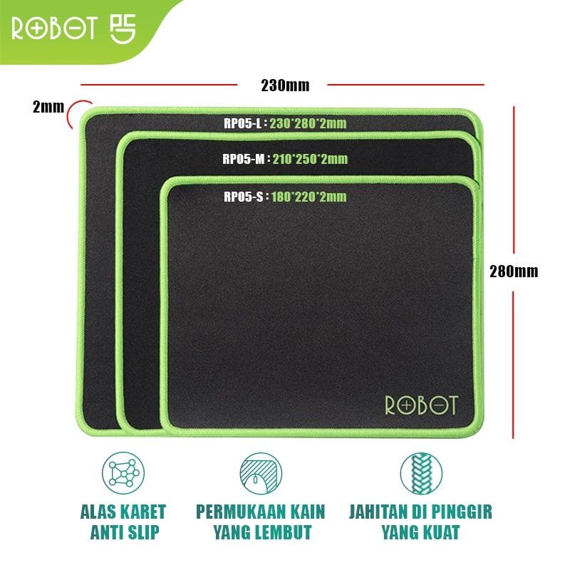 Jual ROBOT RP01 MOUSEPAD ALAS MOUSE TATAKAN MOUSE ANTI SLIP Shopee