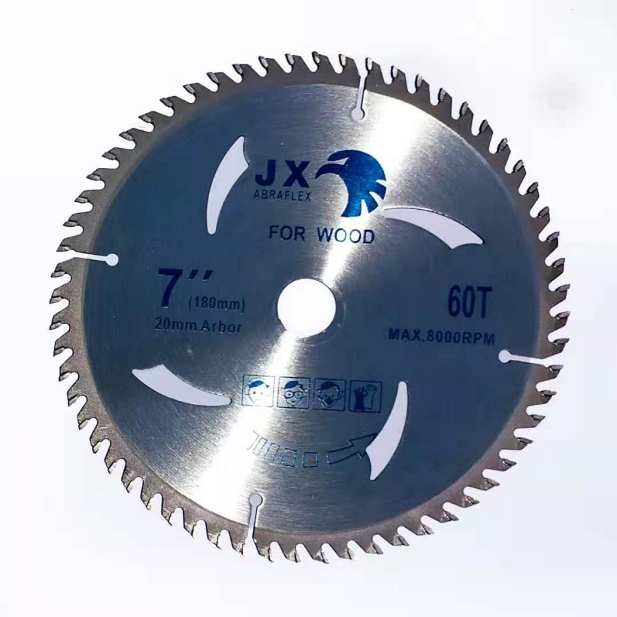 Jual MATA GERINDA GERGAJI POTONG KAYU 7 X 60 T CIRCULAR SAW BLADE 7