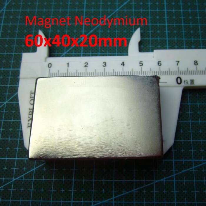 Jual Promo Magnet Neodymium X X Mm Magnet Besar Kotak Persegi Kuat