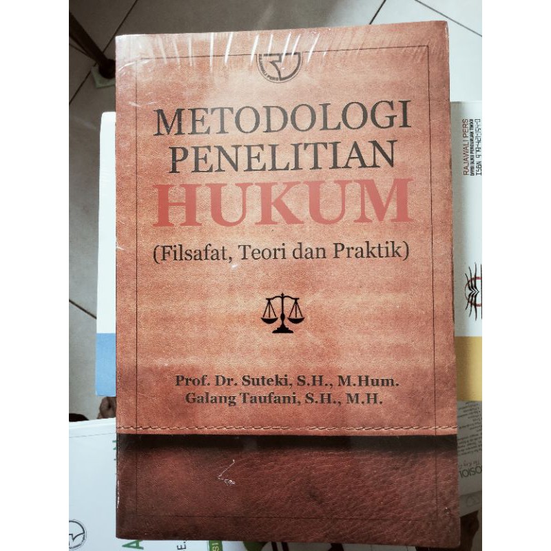 Jual BUKU METODOLOGI PENELITIAN HUKUM Filsafat Teori Dan Praktik