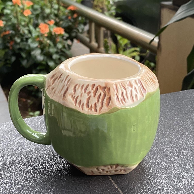 Jual Mug Coconut Kelapa Gelas Mug Keramik Motif Kelapa Dus Kado Lucu