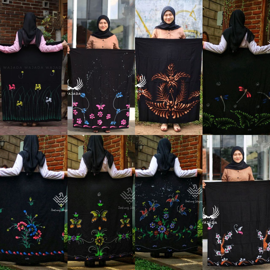 Jual Sarung Lukis Santri Wanita Sarung Aqil Wajada Rayon Shopee Indonesia