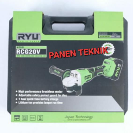 Jual Cordless Grinder Ryu Rcg V Gerinda Grinda Baterai Shopee Indonesia