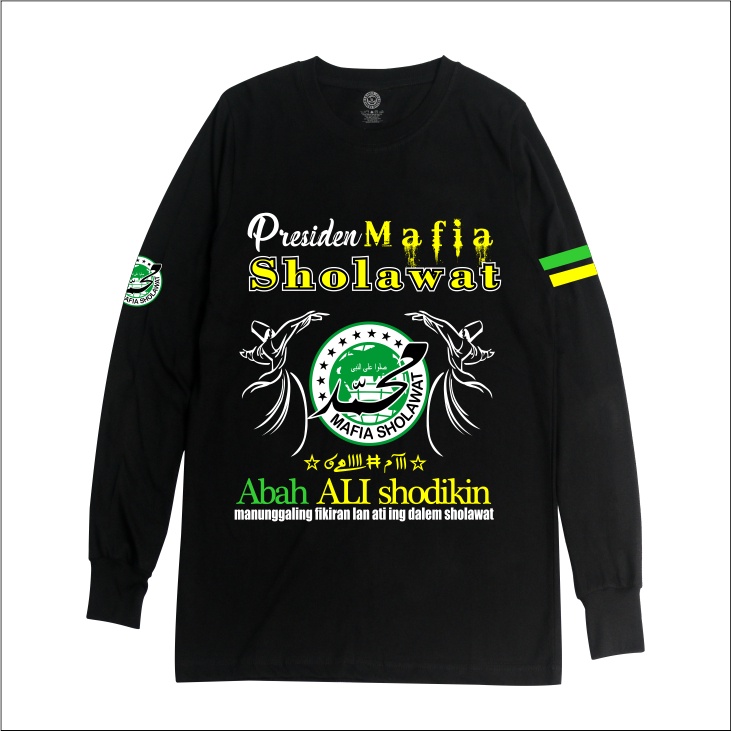 Jual KAOS MAFISH PANJANG PRIA CEWEK COWOK MAFIA SHOLAWAT MAFISH PHB