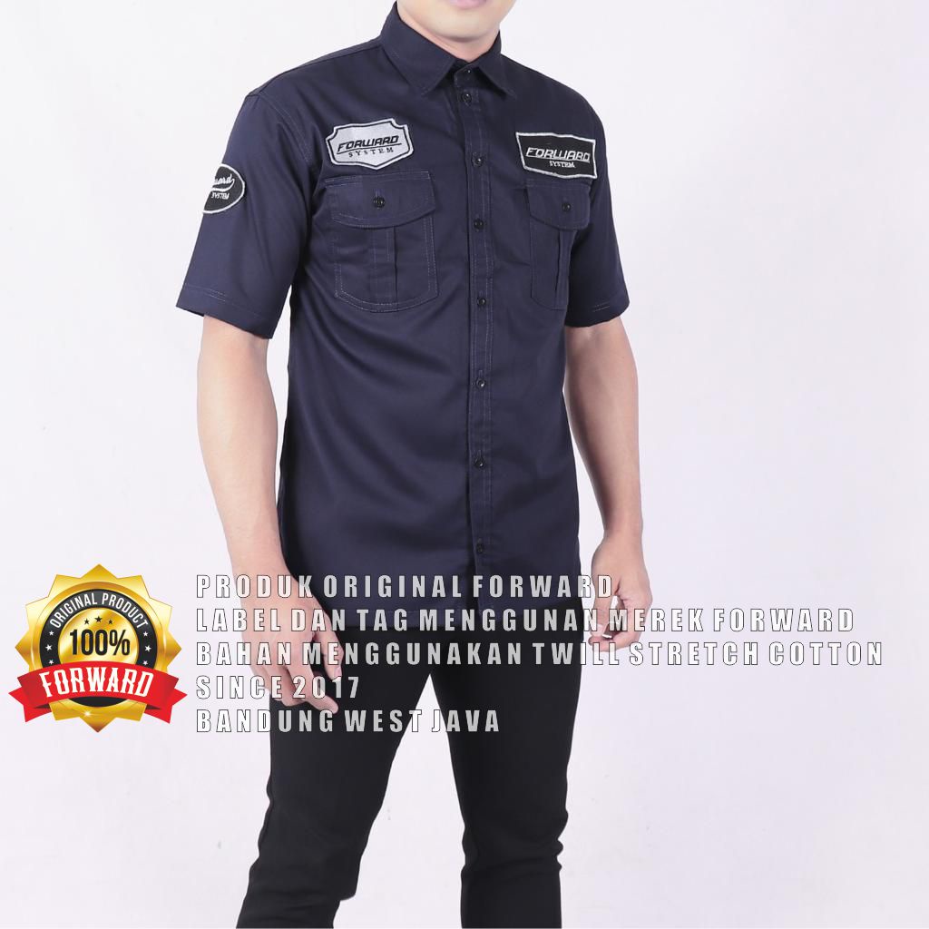 Jual Workshirt Ss Seri Kemeja Patch Pendek Warna Baju Kerja