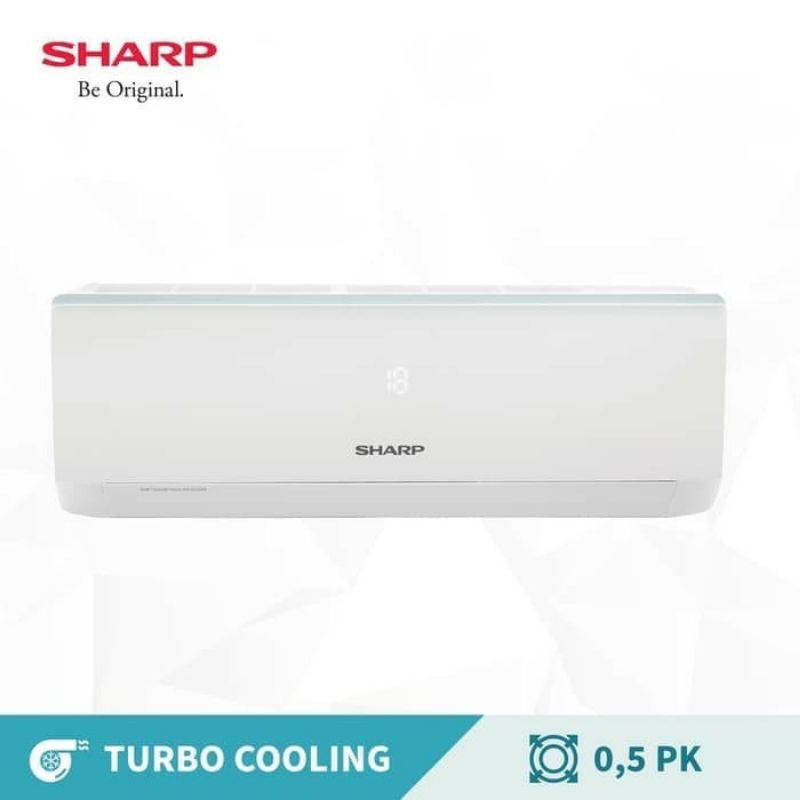 Jual AC Sharp 1 2PK Turbo Cool Series R32 Turbo Cooling AH A5BEY