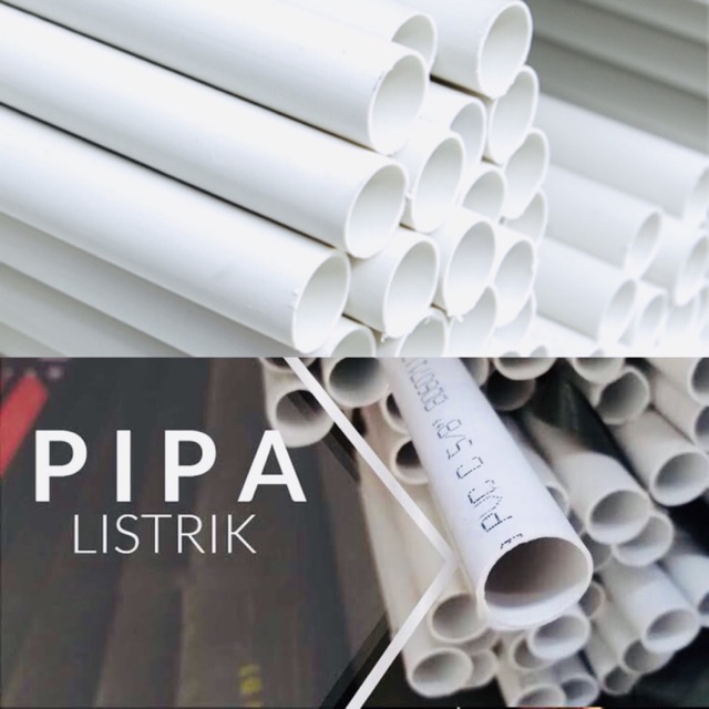 Jual Pipa Listrik PVC Pralon 5 8 2 Meter Putih Shopee Indonesia