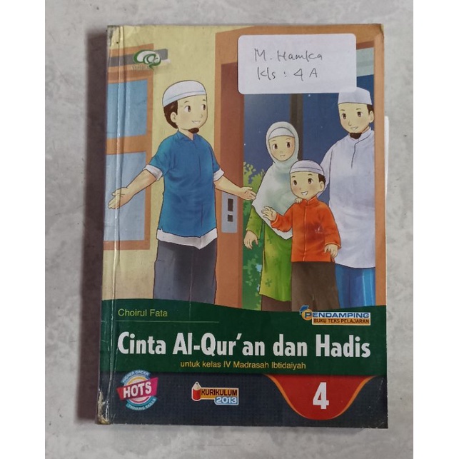 Jual Buku Cinta Al Qur An Dan Hadis Kelas Kelas Choirul Fata