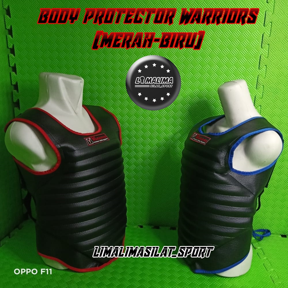 Jual Harga Satuan Warna Merah Dan Biru Body Protector Silat Warriors