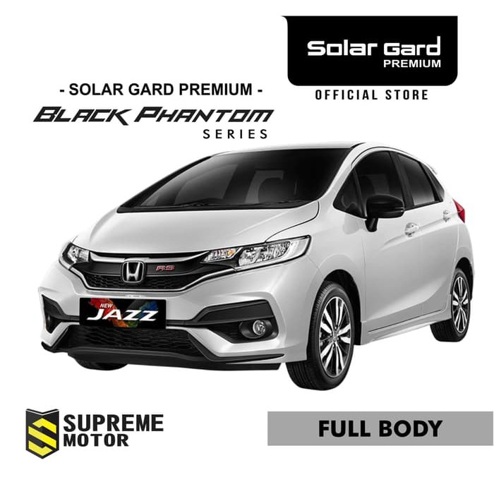 Jual Kaca Film Full Solar Gard Premium Black Phantom Honda Jazz