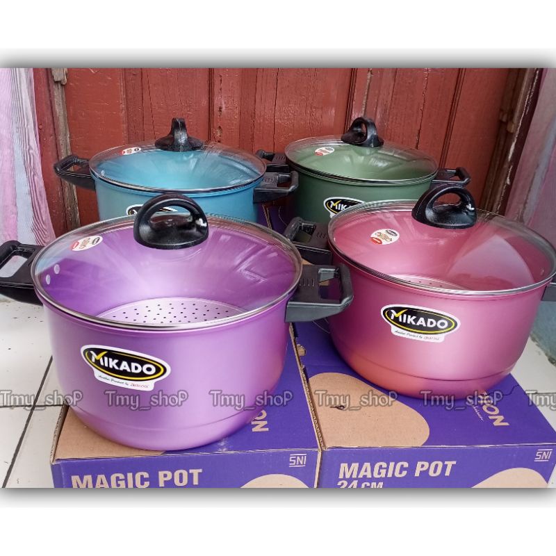 Jual Realpict Bisa Cod Maspion Magic Pot Glossy Cm Tutup Kaca