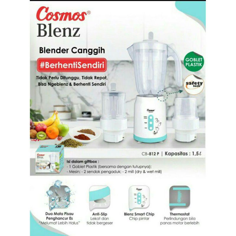 Jual Cosmos Blender Blenz Liter Cb P Shopee Indonesia